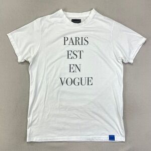 MAISON HONORÉ PARIS T-Shirt size XL White‎ Logo Tee Quiet Luxury Designer Rare